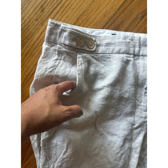 Talbots Windsor 100% Linen Wide Leg Pants – Beige, Women’s Size 10 - Picture 3 of 8